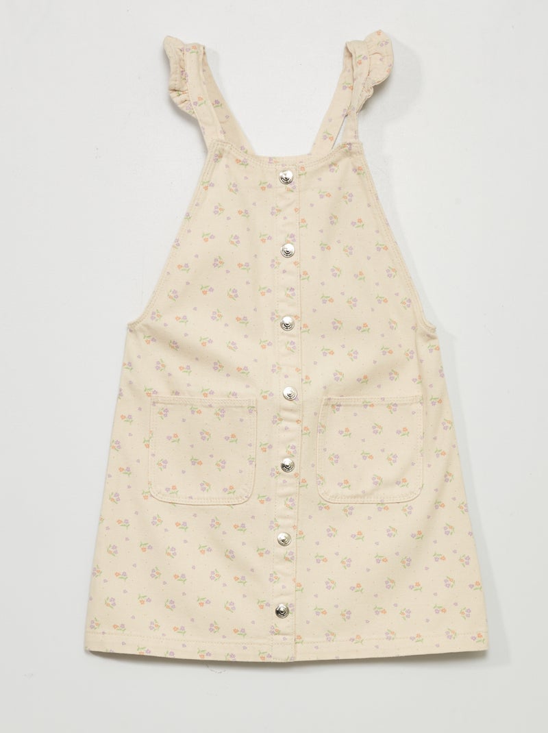Vestito salopette BEIGE - Kiabi