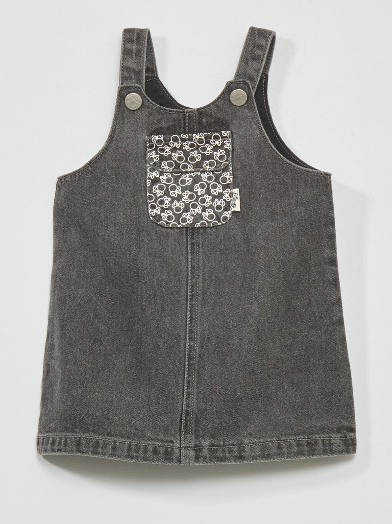 Vestito salopette in denim 'Minnie' GRIGIO - Kiabi