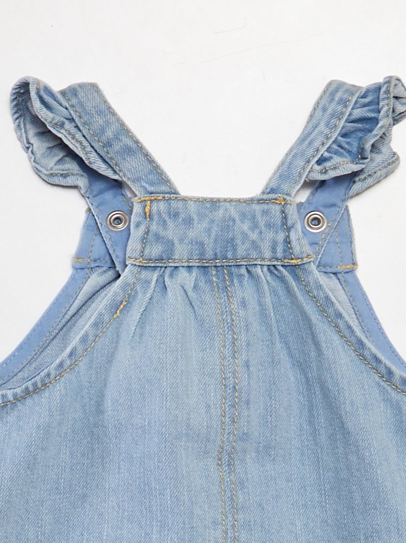 Vestito salopette in jeans BLU - Kiabi