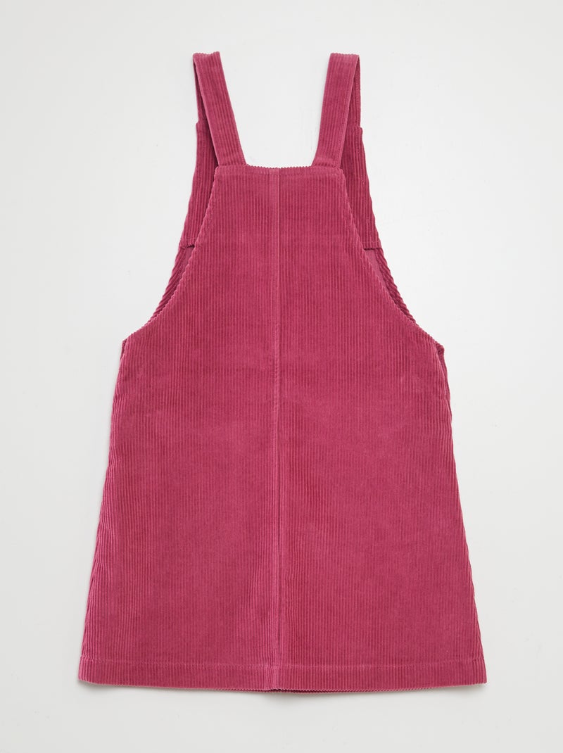Vestito salopette in velluto a coste - VIOLA - Kiabi