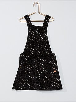 Vestito salopette in velluto - Kiabi