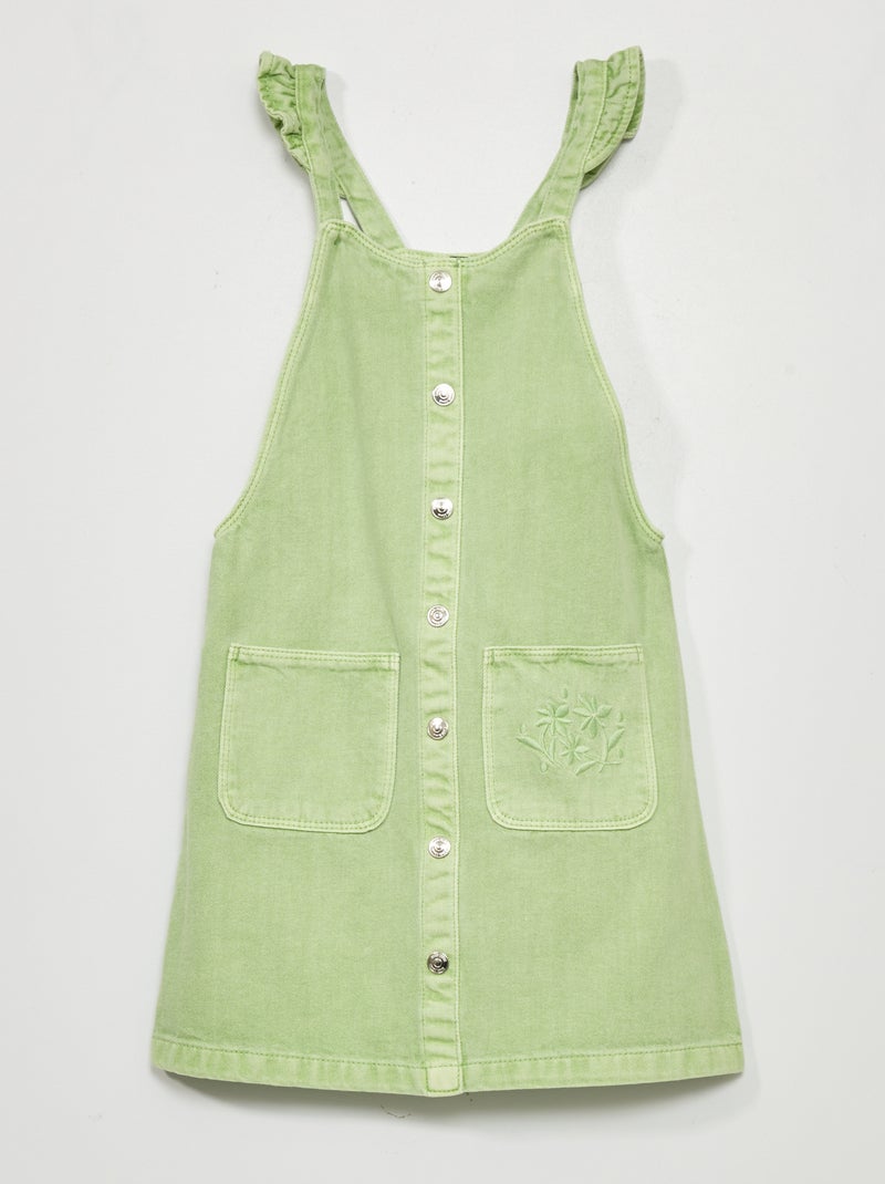 Vestito salopette VERDE - Kiabi