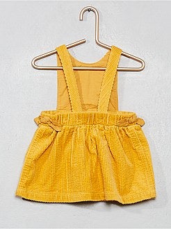 Vestito scamiciato velluto - Kiabi