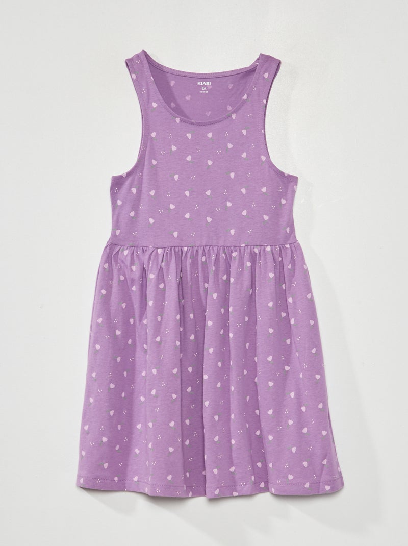 Vestito senza maniche con motivi VIOLA - Kiabi