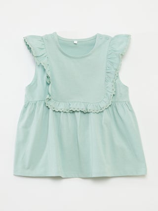 Vestito senza maniche con volant - So Easy