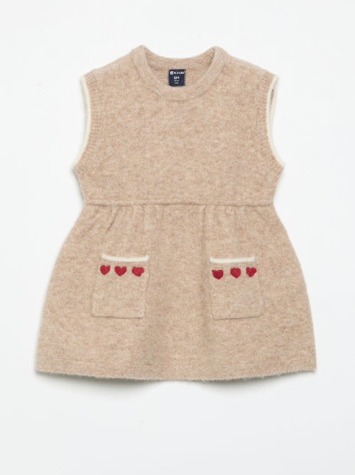 Vestito senza maniche in maglia - Kiabi Vestito senza maniche in maglia - Kiabi