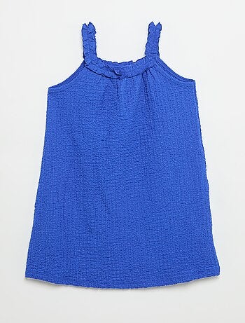 Vestito senza maniche in maglia leggera