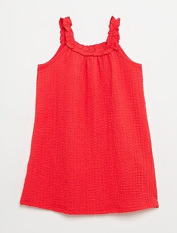 Vestito senza maniche in maglia leggera