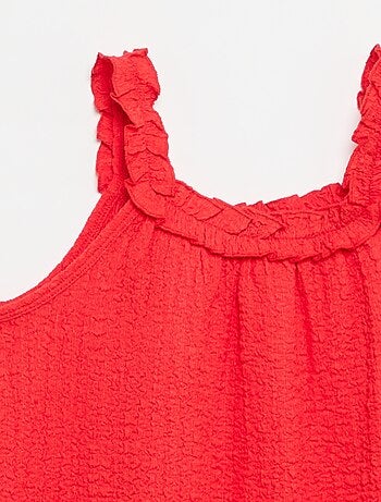 Vestito senza maniche in maglia leggera