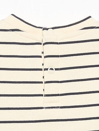 Vestito stampato a maniche lunghe