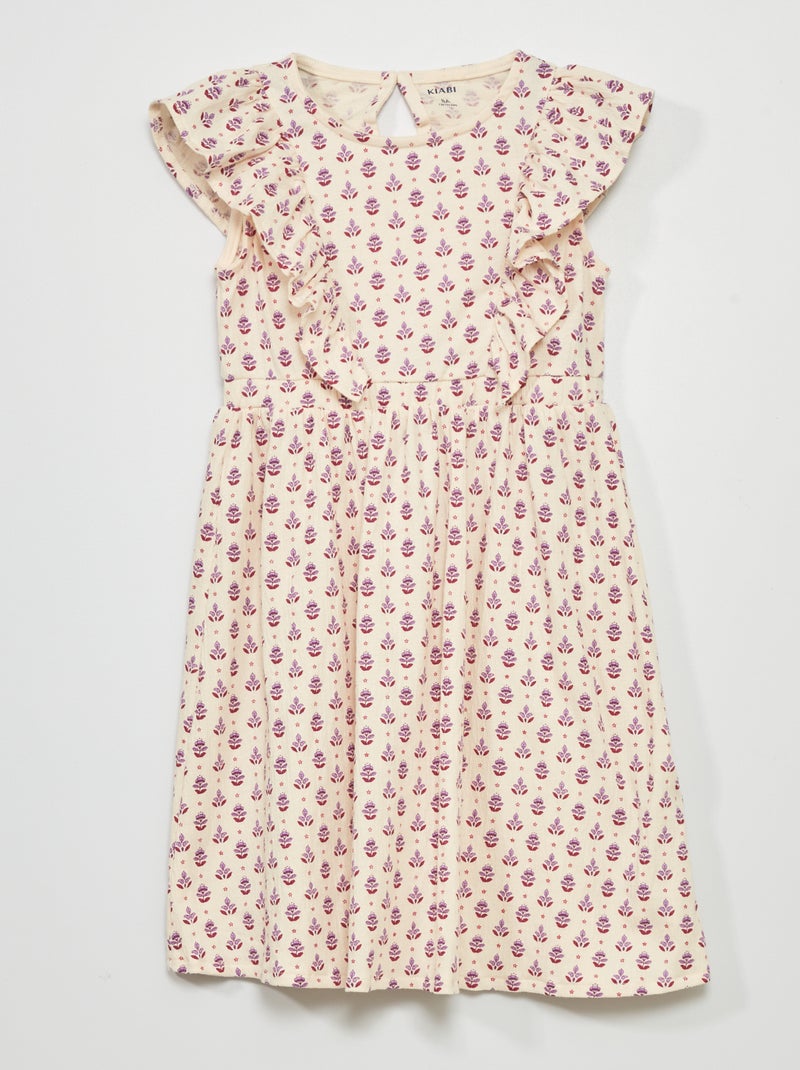 Vestito stampato BIANCO - Kiabi