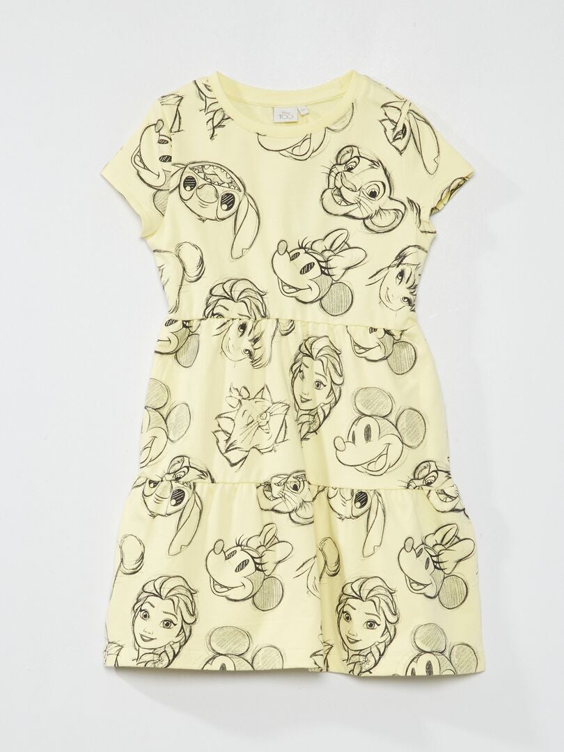 Vestito stampato 'Disney' GIALLO - Kiabi