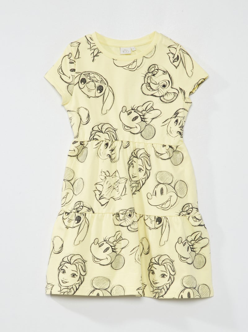 Vestito stampato 'Disney' GIALLO - Kiabi