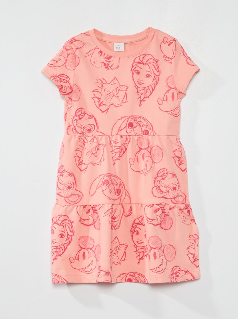 Vestito stampato 'Disney' ROSA - Kiabi