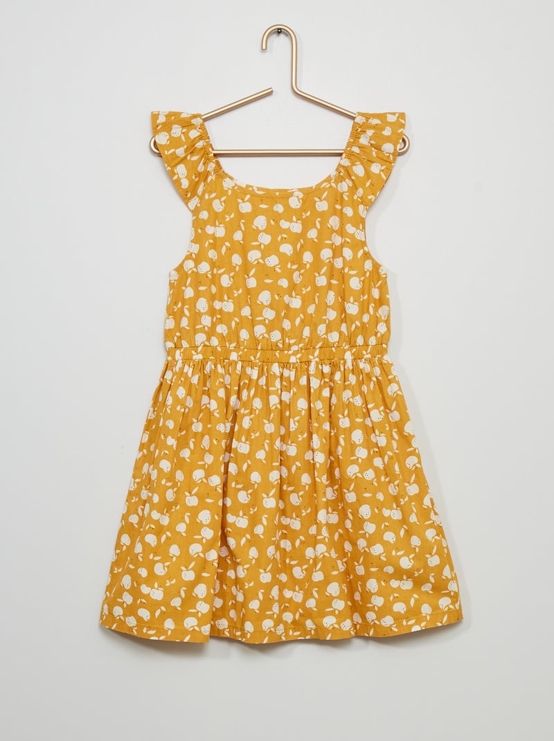 Vestito stampato GIALLO - Kiabi