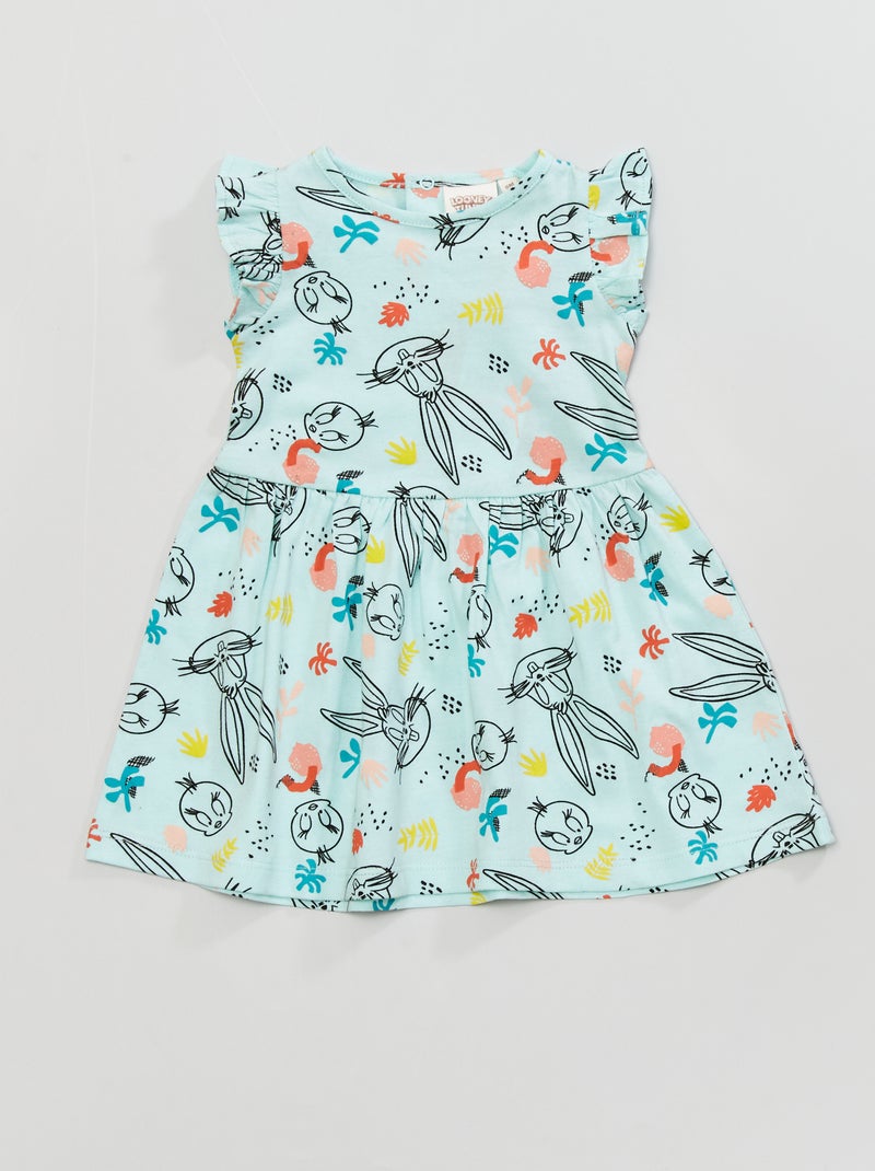 Vestito stampato 'Looney Tunes' blu - Kiabi