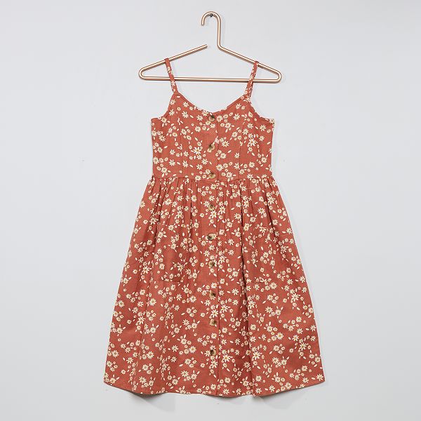 Vestito Stampato Bambina 3 12 Anni Rosa Kiabi 6 00