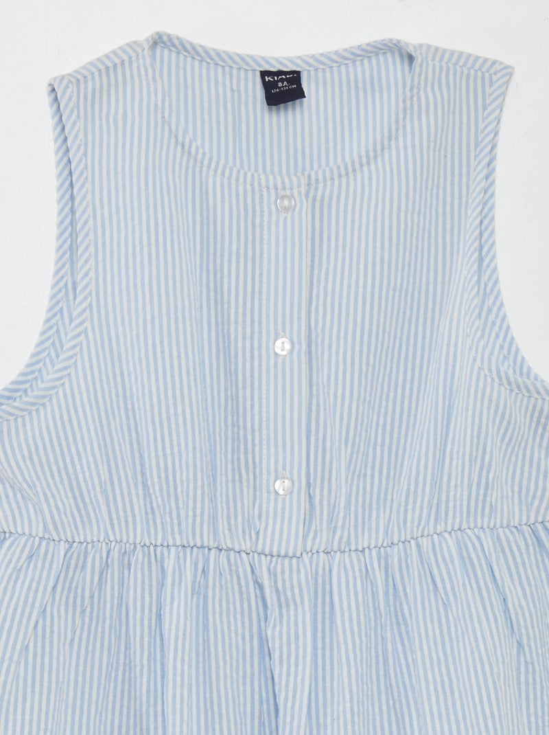 Vestito svasato a righe BLU - Kiabi