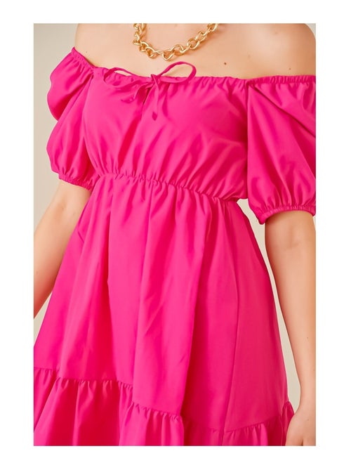 Vestito svasato in popeline - Kiabi