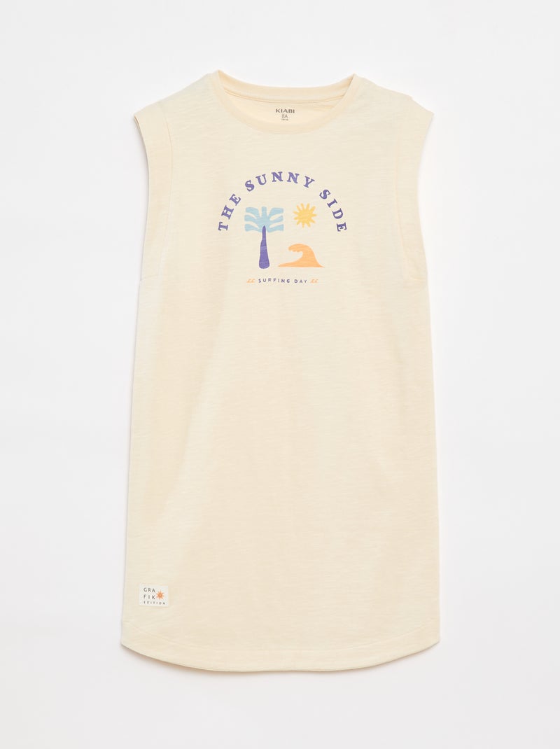 Vestito t-shirt - Graphik Edition BIANCO - Kiabi