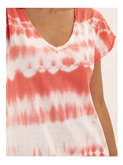 Vestito t-shirt lungo con motivi IBOLIA - Kiabi