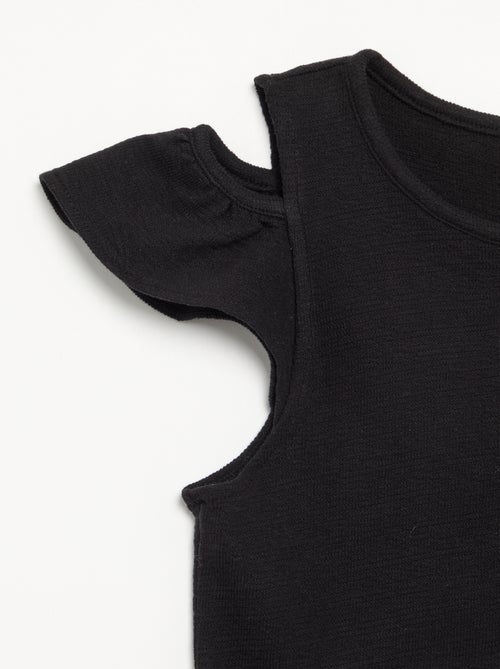 Vestito taglio a metà coscia con aperture sulle spalle - Kiabi