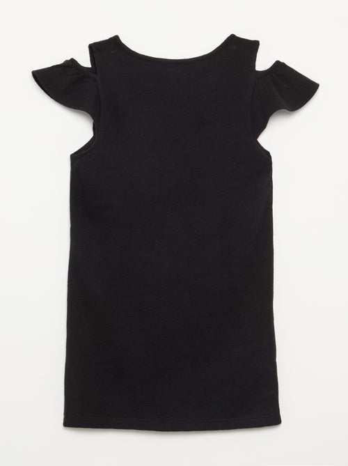 Vestito taglio a metà coscia con aperture sulle spalle - Kiabi