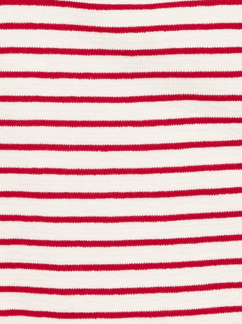 Vestito taglio a metà coscia con aperture sulle spalle Rosso - Kiabi