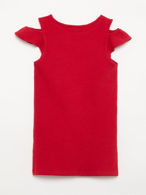 Vestito taglio a metà coscia con aperture sulle spalle - Kiabi