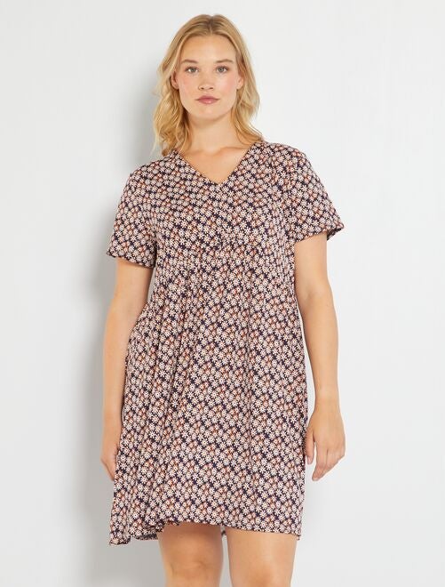 Vestito taglio sul seno - BLU - Kiabi - 25.00€