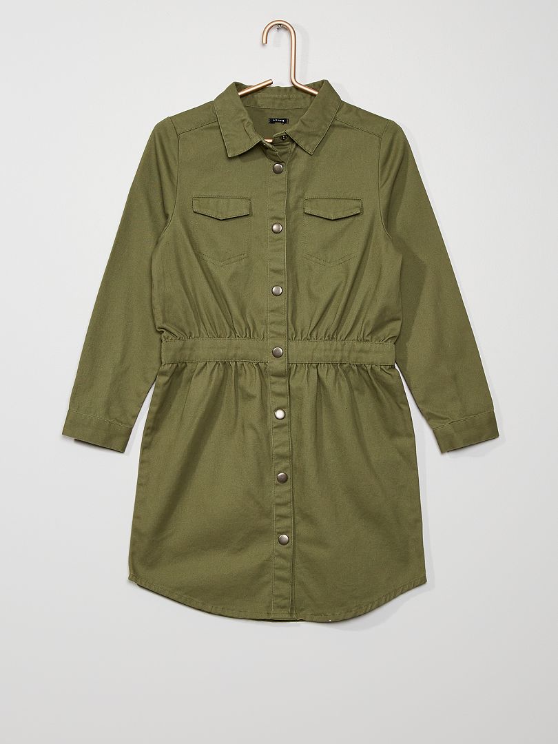 Verde M sconto 67% Zara Sopra camicia MODA DONNA Giacche Sopra camicia Militare 
