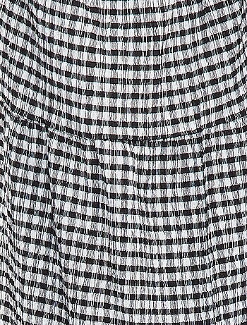 Vestito vichy svasato