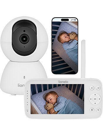 Videovigilancia para bebés LIONELO Babyline 8.4 - Monitor - Aplicación móvil - Alcance de 300 m