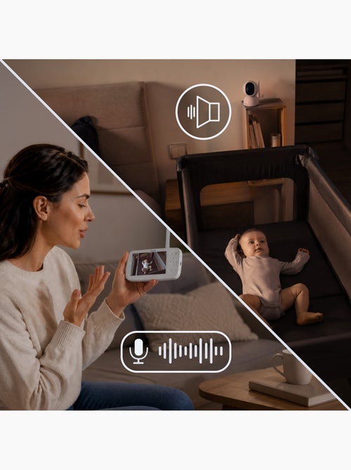 Videovigilancia para bebés LIONELO Babyline 8.4 - Monitor - Aplicación móvil - Alcance de 300 m - Kiabi Videovigilancia para bebés LIONELO Babyline 8.4 - Monitor - Aplicación móvil - Alcance de 300 m - Kiabi