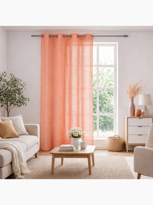 Voilage con strisce ricamate a pois - Kiabi