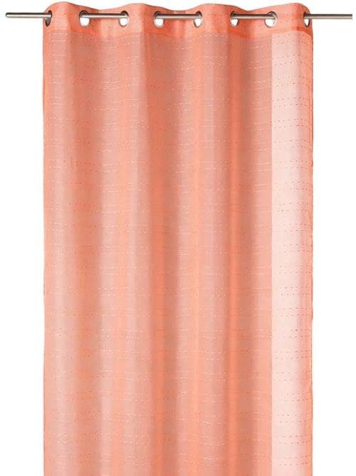 Voilage con strisce ricamate a pois - Kiabi