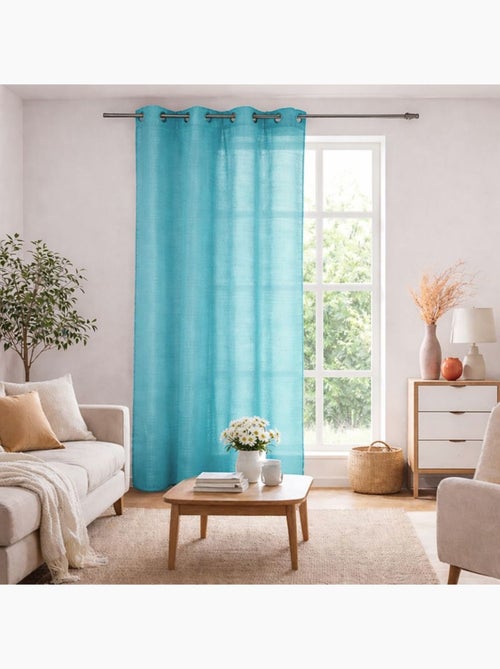 Voilage con strisce ricamate a pois - Kiabi