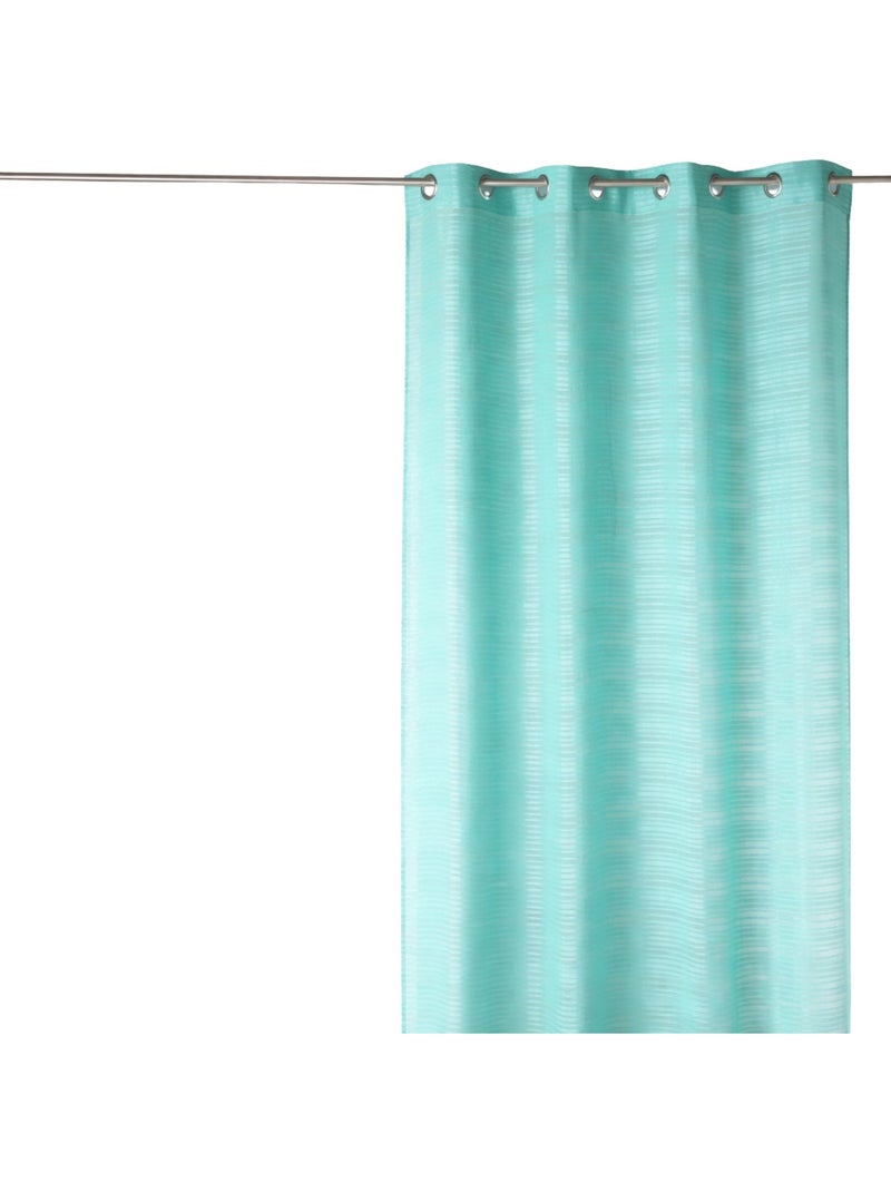 Voile a righe orizzontali tono su tono Blu azzurro - Kiabi