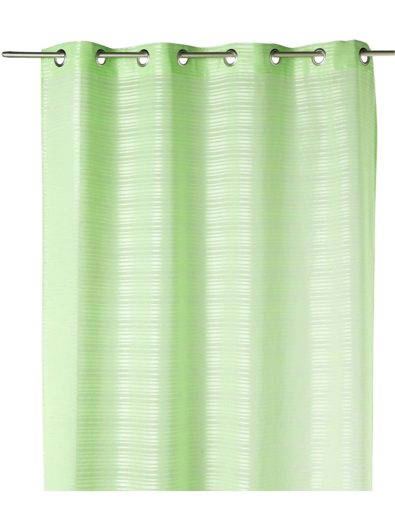 Voile a righe orizzontali tono su tono Verde tiglio - Kiabi
