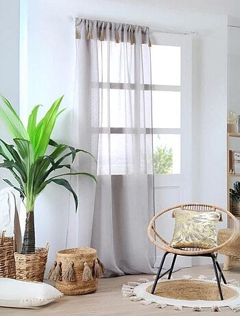 Voile di Boemia con nappe di iuta