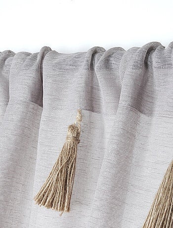 Voile di Boemia con nappe di iuta