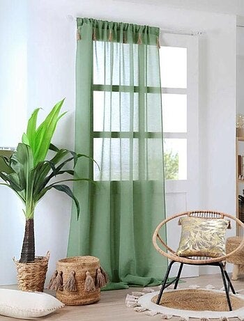 Voile di Boemia con nappe di iuta