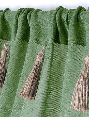 Voile di Boemia con nappe di iuta