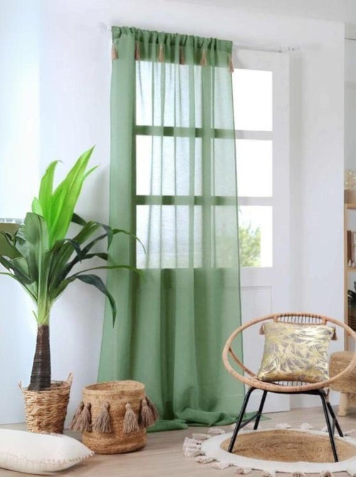 Voile di Boemia con nappe di iuta - Kiabi