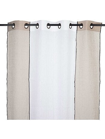 Voile di lino con occhielli