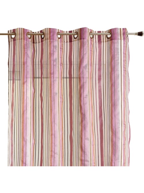 Voile di organza a righe con occhielli - Kiabi Voile di organza a righe con occhielli - Kiabi