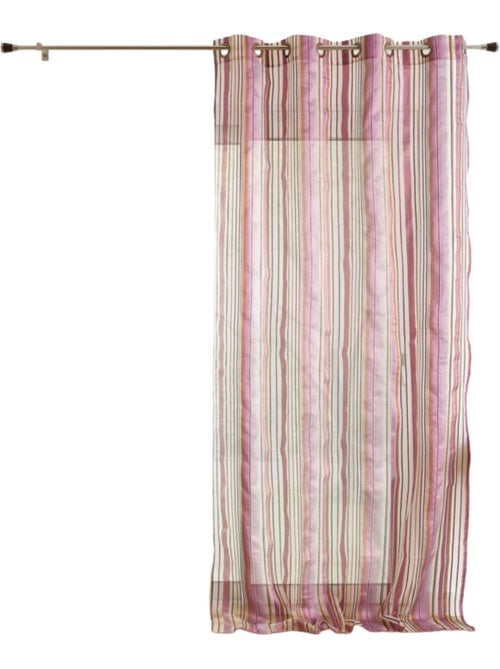 Voile di organza a righe con occhielli - Kiabi Voile di organza a righe con occhielli - Kiabi