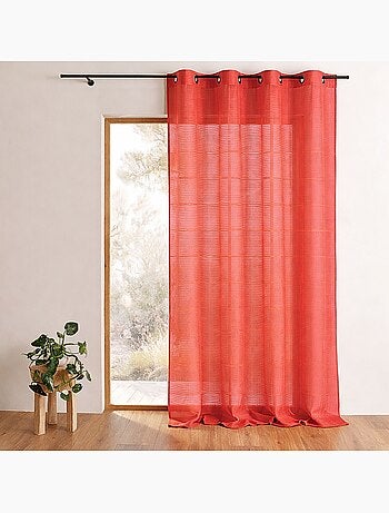 Voile di organza a righe orizzontali
