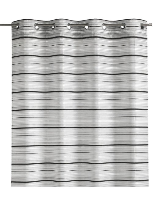 Voile di organza a righe orizzontali con occhielli - Kiabi Voile di organza a righe orizzontali con occhielli - Kiabi