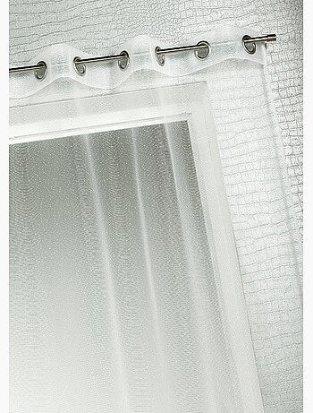 Voile di organza a righe orizzontali sottili